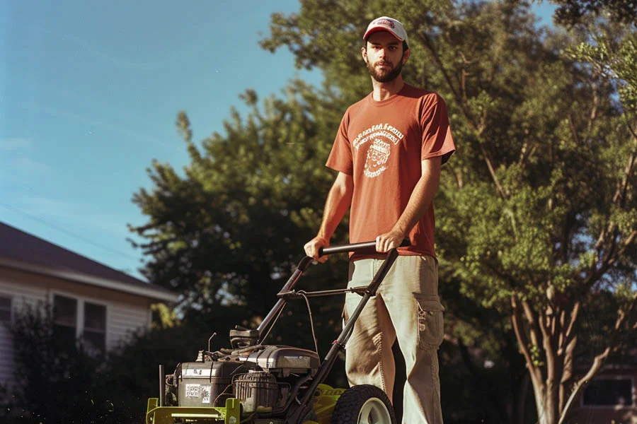 self propelled lawnmower